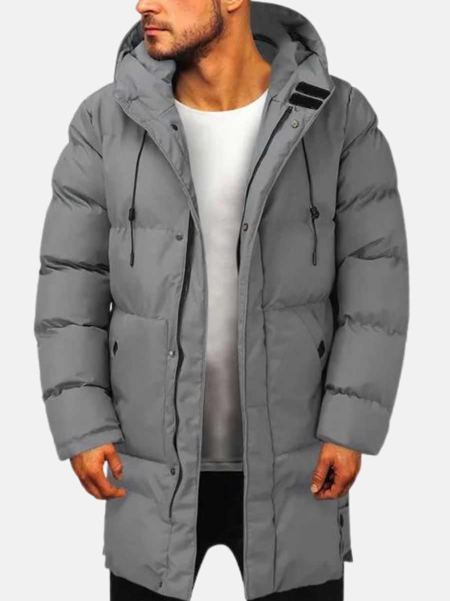 Men’s Parka Jacket – Warm Insulated Winter Coat with Modern Slim Design