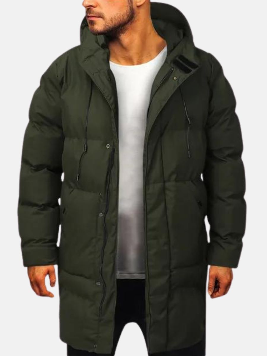Men’s Parka Jacket – Warm Insulated Winter Coat with Modern Slim Design