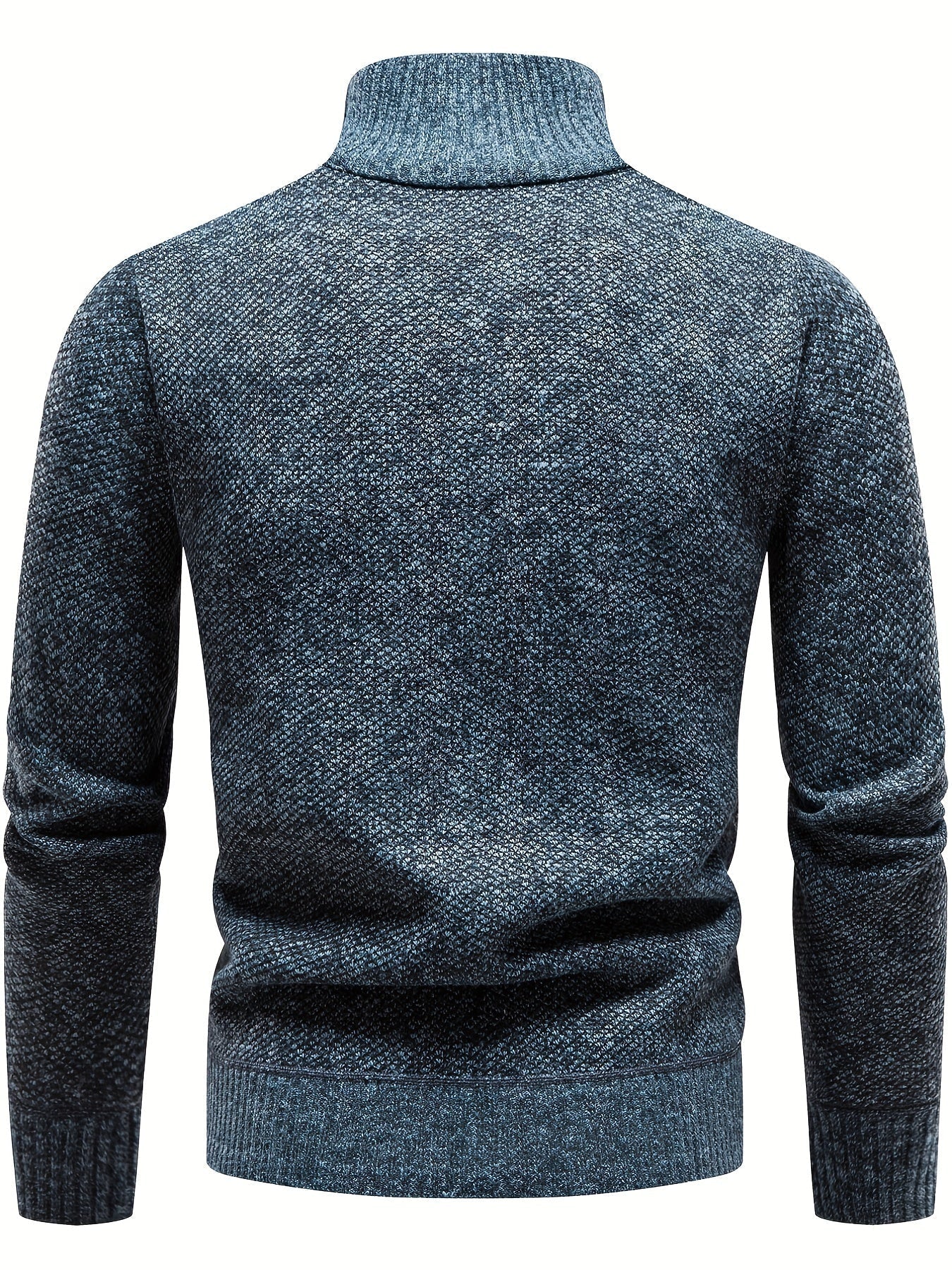 Men’s Thermal Half-Zip Jumper – Soft Knit Fall/Winter Sweater