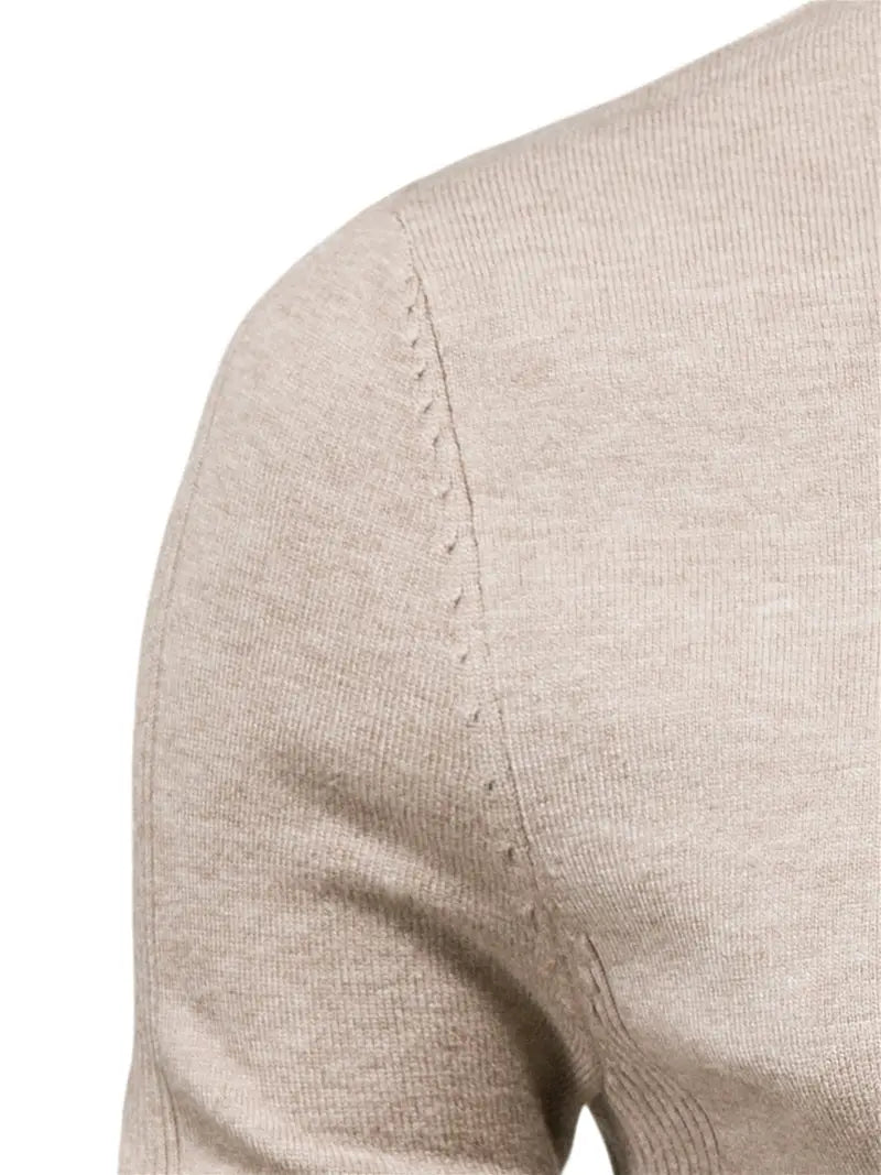 Men’s Casual Turtleneck Pullover – Comfortable Autumn/Winter Sweater