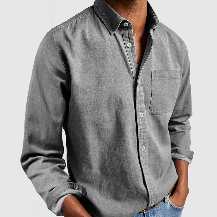 Men’s Comfortable Casual Shirt – Soft Breathable Relaxed Fit Shirt for Everyday Wear