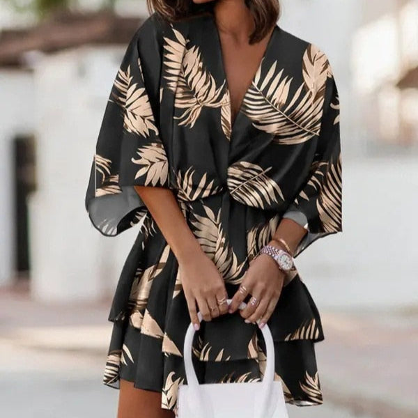 Women’s Boho Mini Dress – Lightweight Summer Chic