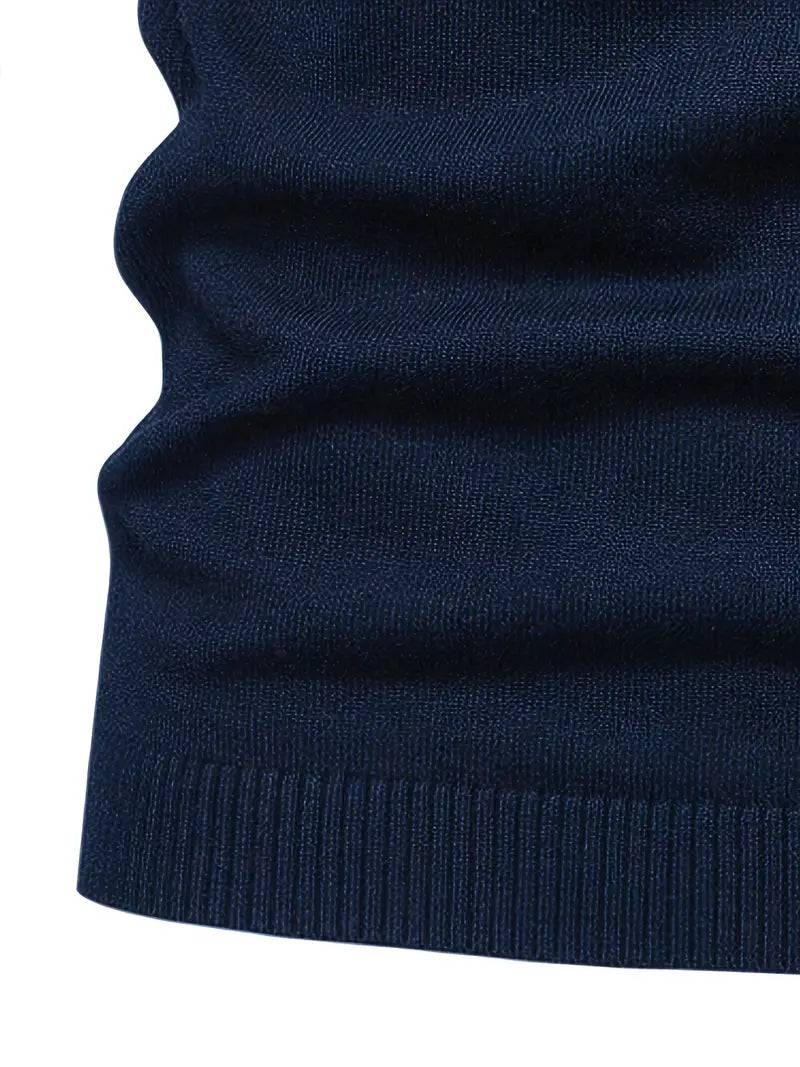 Men’s Casual Turtleneck Pullover – Comfortable Autumn/Winter Sweater