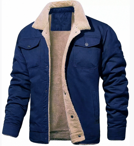 Men’s Bomber Jacket – Windproof Thermal Lined Winter Coat
