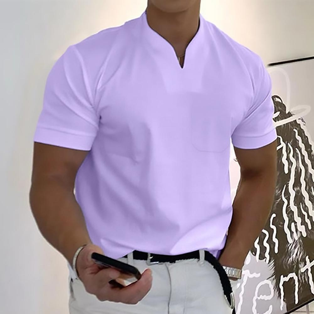 Men’s Polo Shirt Classic Fit, Breathable Smart Casual Shirt