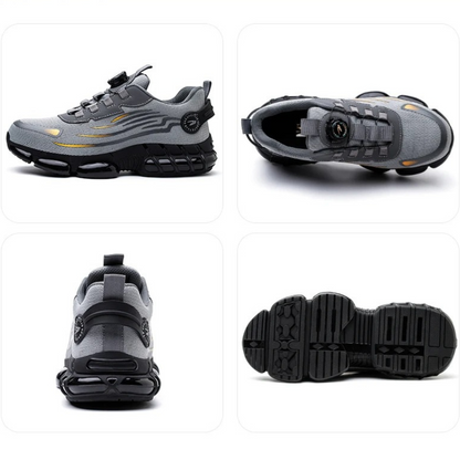 Men’s Comfortable Safety Shoes – Steel-Toe Work Shoes with Non-Slip Sole