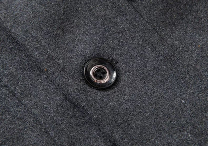 Men’s Two-Piece Winter Coat – Wool Blend Outerwear with Zip & Button Closure
