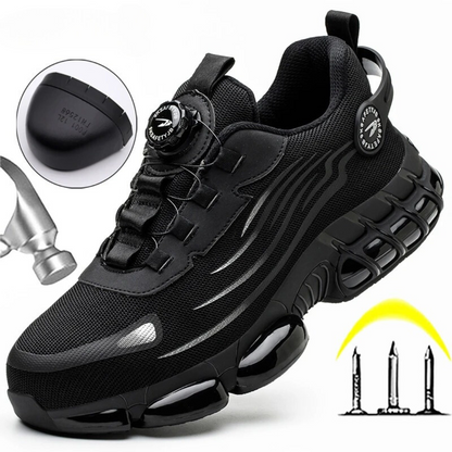 Men’s Comfortable Safety Shoes – Steel-Toe Work Shoes with Non-Slip Sole
