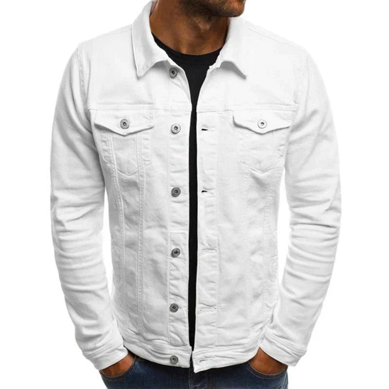Men’s Denim Jacket – Classic Casual Jean Jacket with Tailored Fit and Functional Pockets