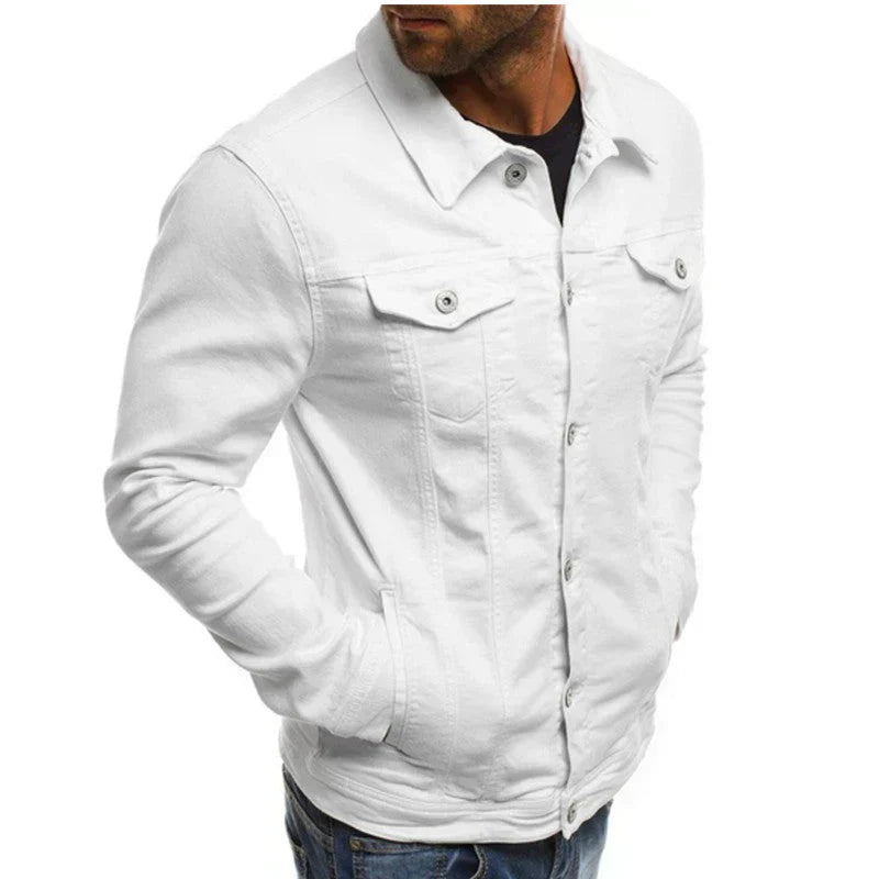 Men’s Denim Jacket – Classic Casual Jean Jacket with Tailored Fit and Functional Pockets