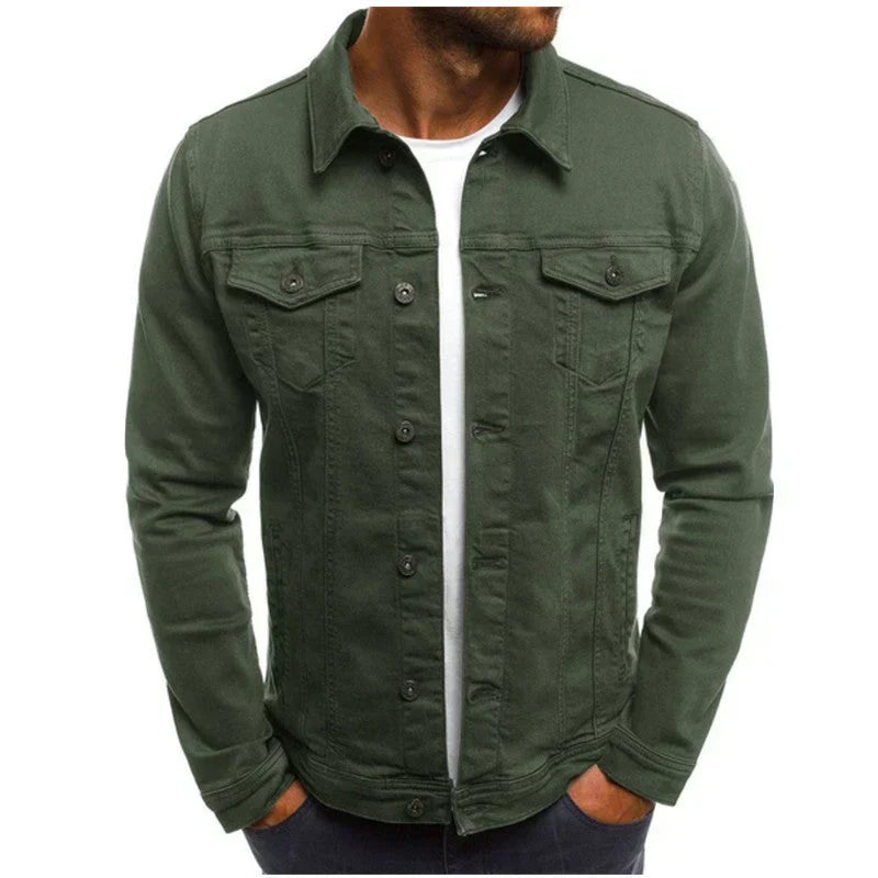 Men’s Denim Jacket – Classic Casual Jean Jacket with Tailored Fit and Functional Pockets
