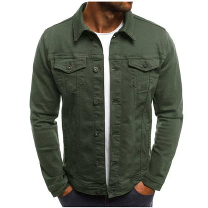 Men’s Denim Jacket – Classic Casual Jean Jacket with Tailored Fit and Functional Pockets