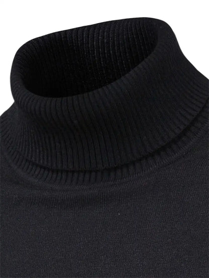 Men’s Casual Turtleneck Pullover – Comfortable Autumn/Winter Sweater