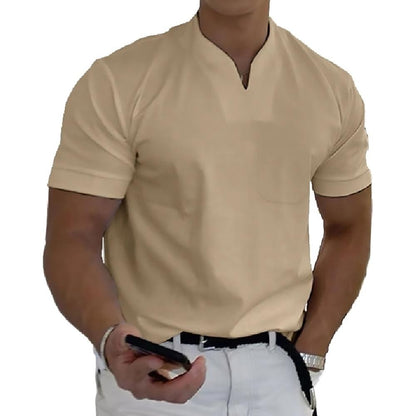 Men’s Polo Shirt Classic Fit, Breathable Smart Casual Shirt