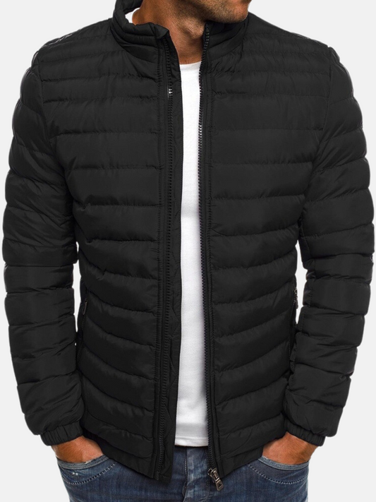 Men’s Quilted Jacket – Stylish Lightweight Warm Outerwear for Casual & Everyday Wear