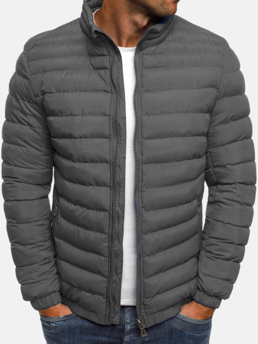 Men’s Quilted Jacket – Stylish Lightweight Warm Outerwear for Casual & Everyday Wear