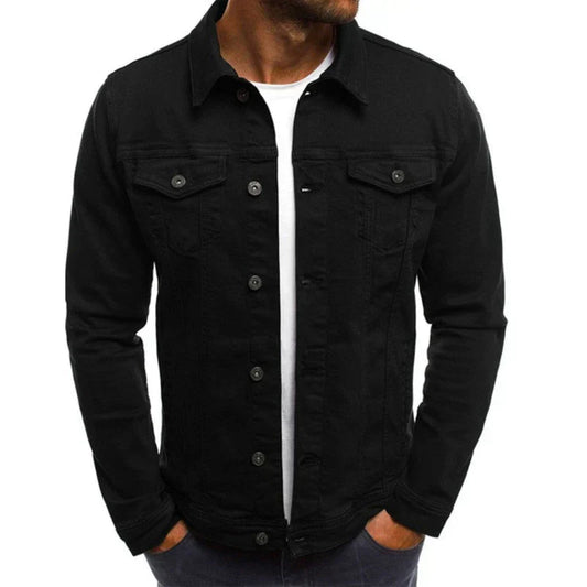 Men’s Denim Jacket – Classic Casual Jean Jacket with Tailored Fit and Functional Pockets