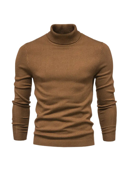 Men’s Casual Turtleneck Pullover – Comfortable Autumn/Winter Sweater