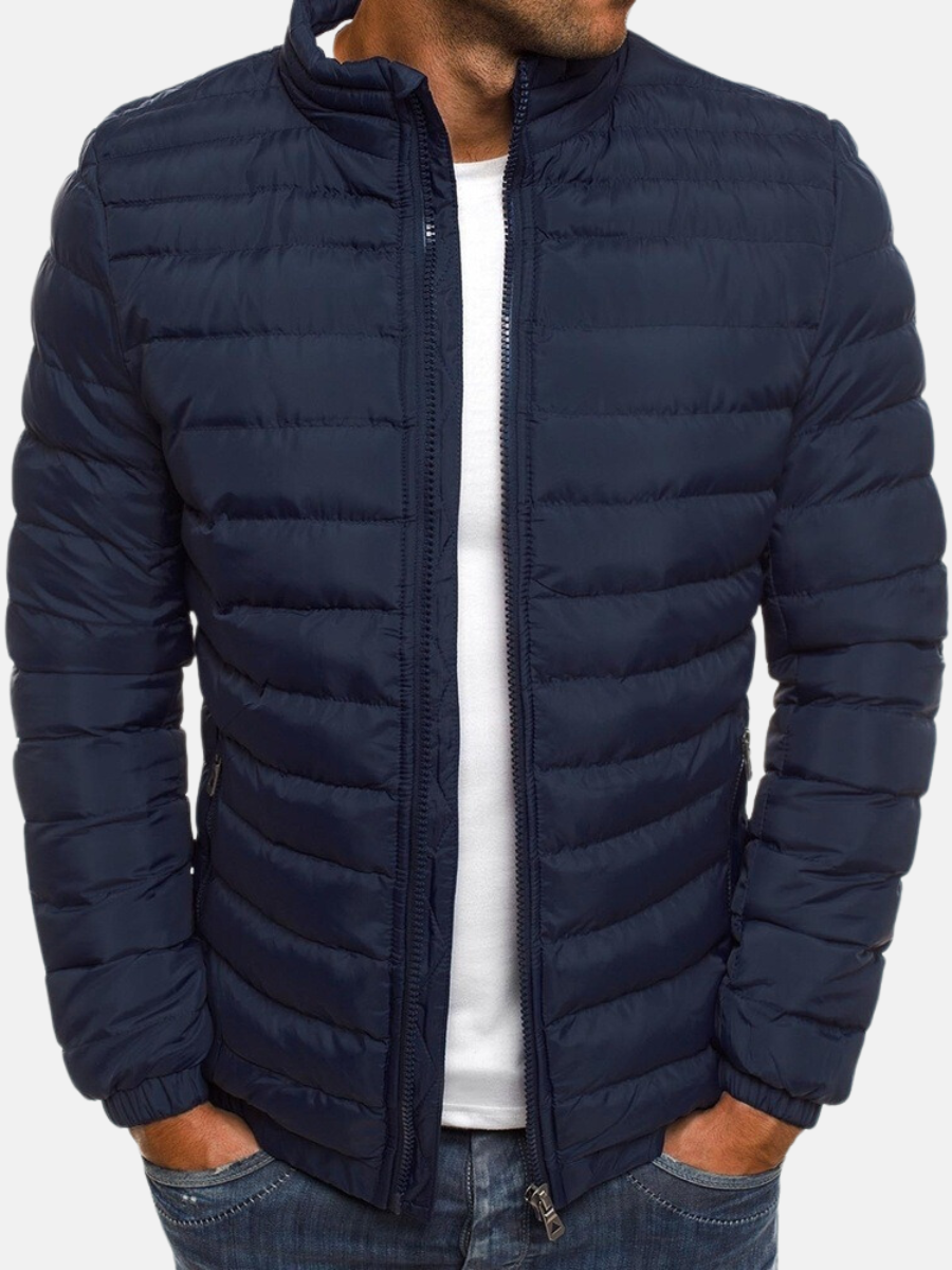 Men’s Quilted Jacket – Stylish Lightweight Warm Outerwear for Casual & Everyday Wear