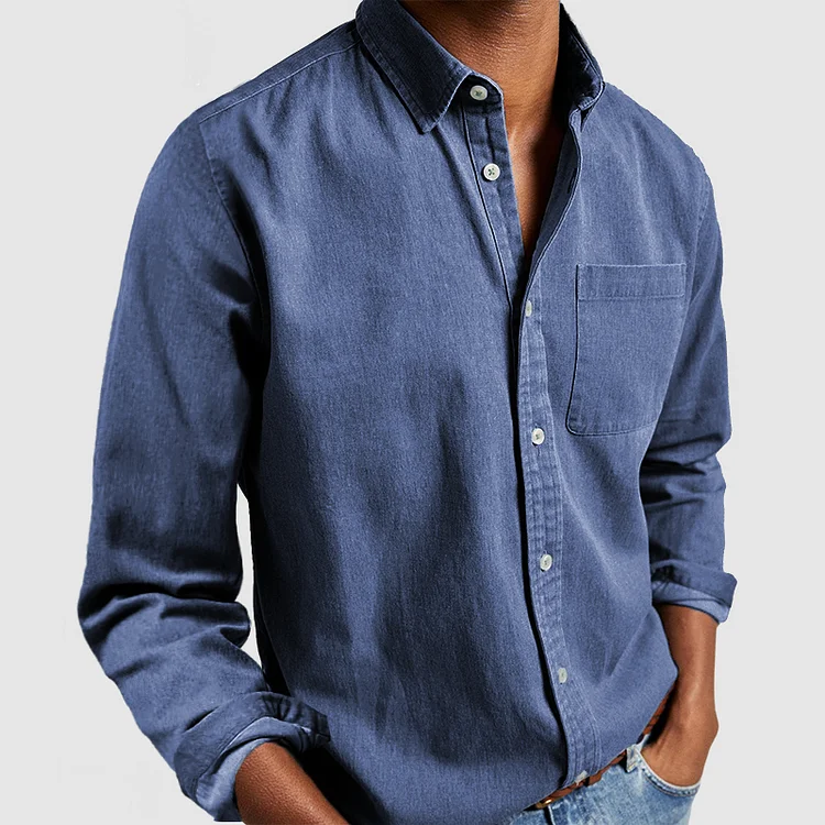 Men’s Comfortable Casual Shirt – Soft Breathable Relaxed Fit Shirt for Everyday Wear