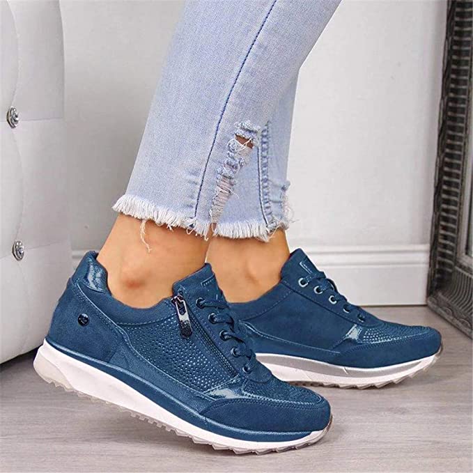 Women’s Comfortable Shoes – Breathable Walking Shoes with Arch Support and Non-Slip Sole