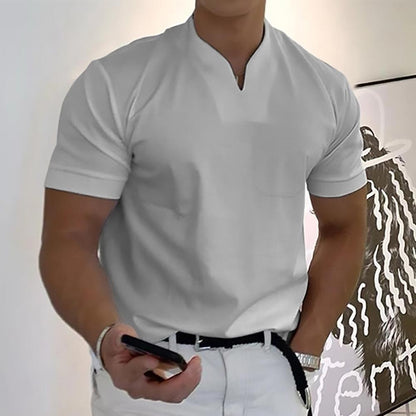 Men’s Polo Shirt Classic Fit, Breathable Smart Casual Shirt