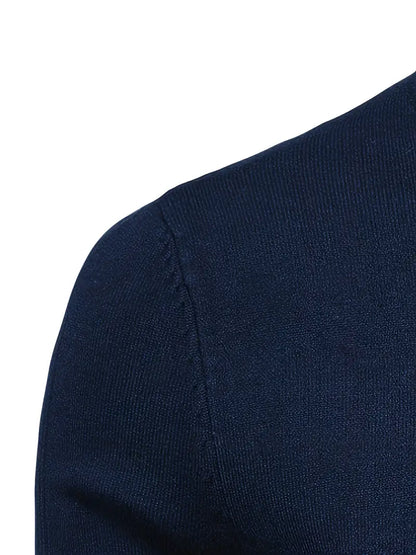 Men’s Casual Turtleneck Pullover – Comfortable Autumn/Winter Sweater