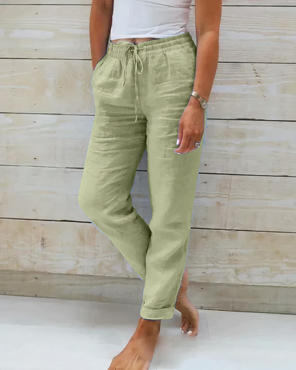 High Waisted Wide Leg Trousers for Women