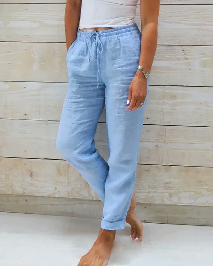 High Waisted Wide Leg Trousers for Women
