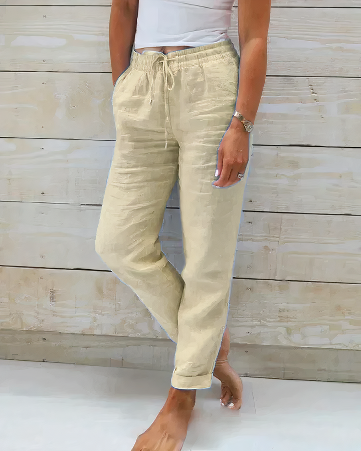 High Waisted Wide Leg Trousers for Women