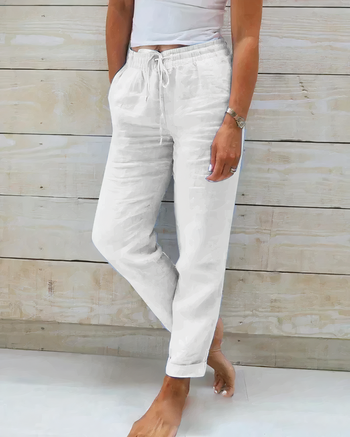 High Waisted Wide Leg Trousers for Women