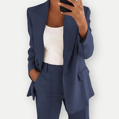 Women’s Trouser Suit Set – Elegant Blazer and Pants Outfit for Business & Formal Wear