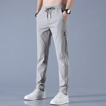 Men’s Slim-Fit Jogger Trousers – Elastic Waistband & Breathable Casual Pants