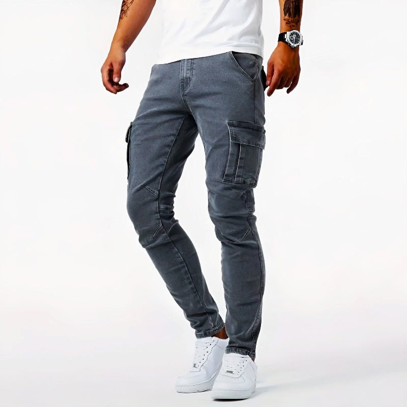 Men’s Cargo Jeans – All-Season Utility Fit