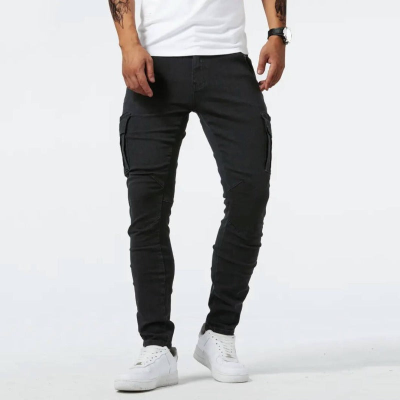 Men’s Cargo Jeans – All-Season Utility Fit