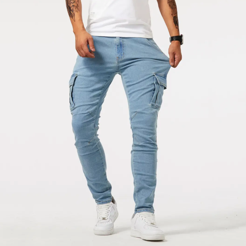 Men’s Cargo Jeans – All-Season Utility Fit