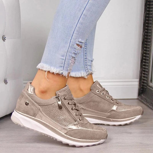 Women’s Comfortable Shoes – Breathable Walking Shoes with Arch Support and Non-Slip Sole