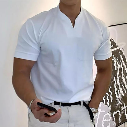 Men’s Polo Shirt Classic Fit, Breathable Smart Casual Shirt