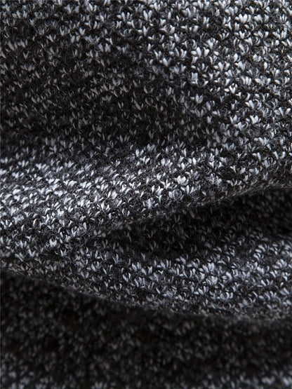 Men’s Thermal Half-Zip Jumper – Soft Knit Fall/Winter Sweater
