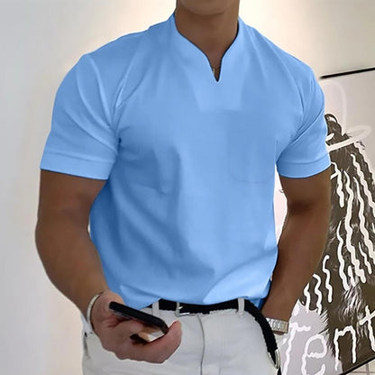 Men’s Polo Shirt Classic Fit, Breathable Smart Casual Shirt