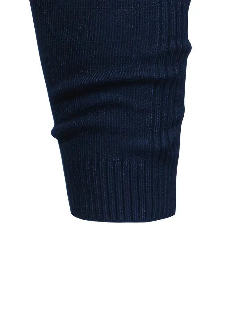 Men’s Casual Turtleneck Pullover – Comfortable Autumn/Winter Sweater