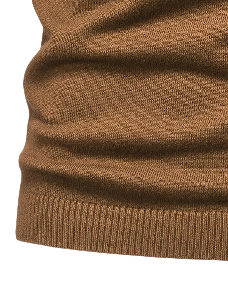 Men’s Casual Turtleneck Pullover – Comfortable Autumn/Winter Sweater