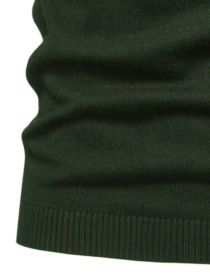 Men’s Casual Turtleneck Pullover – Comfortable Autumn/Winter Sweater