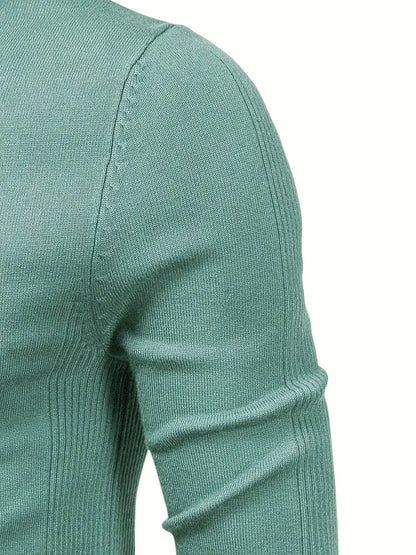 Men’s Casual Turtleneck Pullover – Comfortable Autumn/Winter Sweater