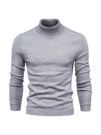 Men’s Casual Turtleneck Pullover – Comfortable Autumn/Winter Sweater