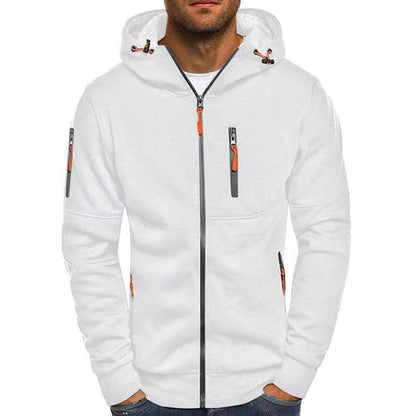Men’s Stylish Hooded Sweatshirt Jacket – Soft Zip-Up Hoodie with Casual Fit