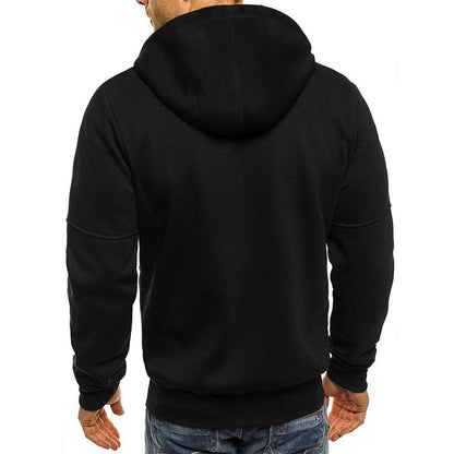 Men’s Stylish Hooded Sweatshirt Jacket – Soft Zip-Up Hoodie with Casual Fit