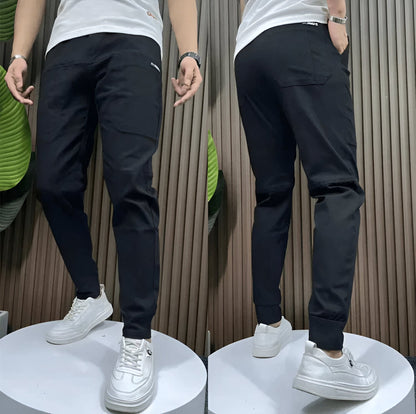 Men’s Stretch Cargo Trousers – Lightweight Casual Pants with Flexible Fit