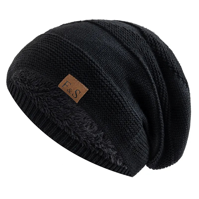 Men’s Winter Beanie – Fleece-Lined Warm Knit Hat
