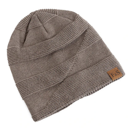 Men’s Winter Beanie – Fleece-Lined Warm Knit Hat